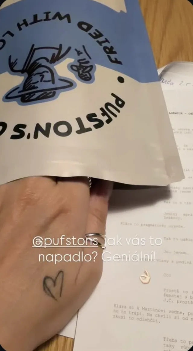 Fotka zákazníka s chipsy Pufston's